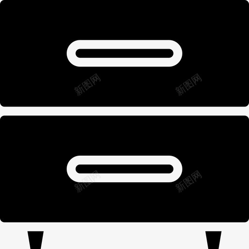 橱柜办公用品3实心图标svg_新图网 https://ixintu.com 办公用品3 实心 橱柜