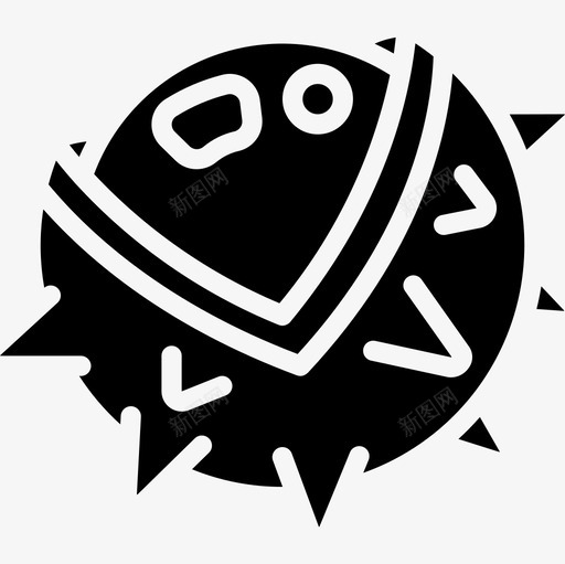 栗子秋天58填充图标svg_新图网 https://ixintu.com 填充 栗子 秋天