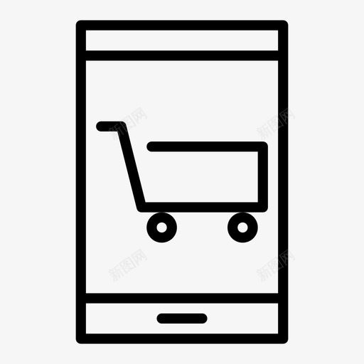 电话购物网上网上商店图标svg_新图网 https://ixintu.com 技术 提纲 电话 网上 网上商店 购物