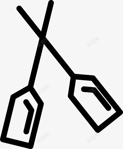 航海桨海图标svg_新图网 https://ixintu.com 桨 海 航海