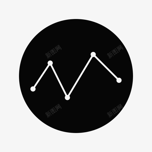 折线图业务图形图标svg_新图网 https://ixintu.com 业务 图形 折线图 折线图集合 统计