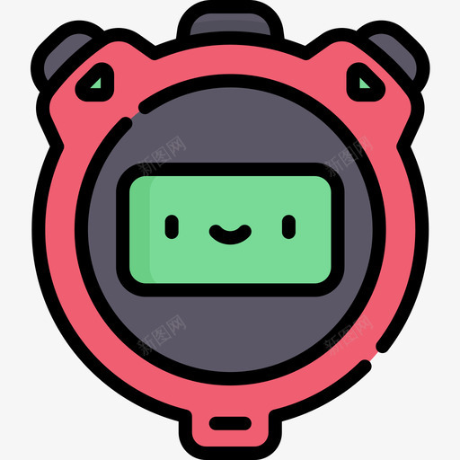 计时器健身房8线性颜色图标svg_新图网 https://ixintu.com 健身房 线性 计时器 颜色