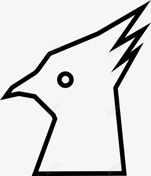 鸟动物鸡图标svg_新图网 https://ixintu.com 动物 家禽