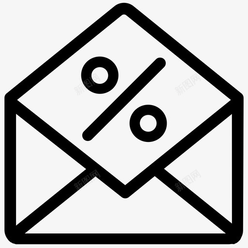 折扣营销优惠图标svg_新图网 https://ixintu.com 优惠 折扣 电子商务购物 营销