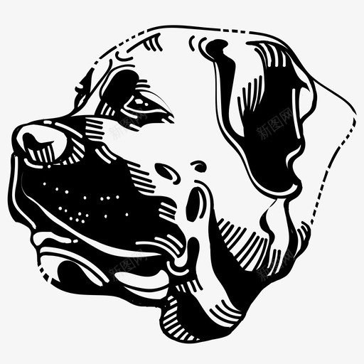 波尔波尔犬akc犬种犬类图标svg_新图网 https://ixintu.com akc 幼犬类 波尔 犬种 犬类