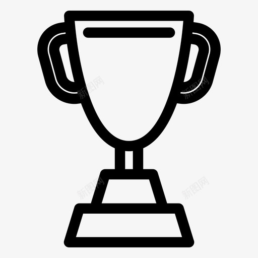奖杯比赛健身图标svg_新图网 https://ixintu.com 健康 健身 奖杯 比赛