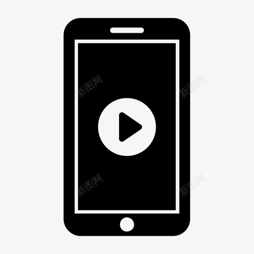 智能手机游戏屏幕图标svg_新图网 https://ixintu.com 屏幕 手机 技术 智能 游戏