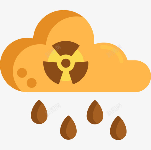 酸雨生态165平坦图标svg_新图网 https://ixintu.com 平坦 生态 酸雨