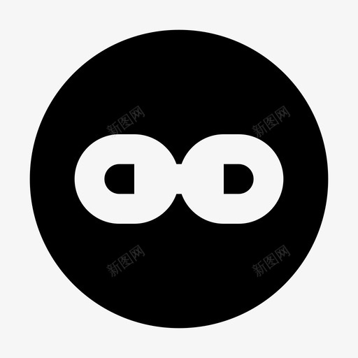 链接地址链图标svg_新图网 https://ixintu.com ui-ux url 圆圈 地址 实心 连接 链接
