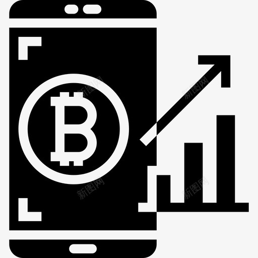 比特币智能手机应用程序5填充图标svg_新图网 https://ixintu.com 填充 应用程序 手机 智能 比特