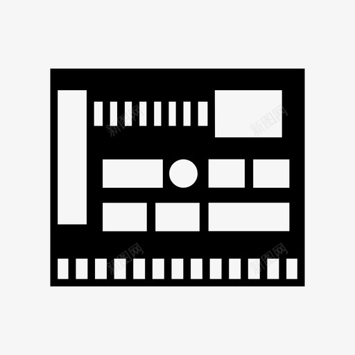 主板计算机cpu图标svg_新图网 https://ixintu.com cpu 主板 处理器 技术 电气 计算机