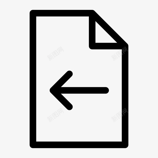 备份文件文档上一个图标svg_新图网 https://ixintu.com 上一个 备份 文件 文件夹 文档