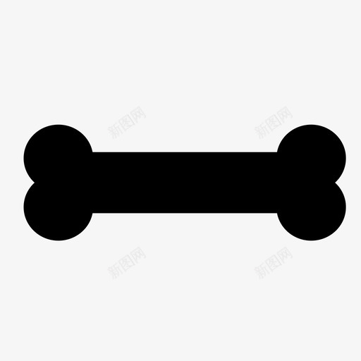 骨头骨折狗图标svg_新图网 https://ixintu.com 万圣节 骨头 骨折 骷髅