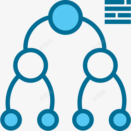流程图图表9蓝色图标svg_新图网 https://ixintu.com 图表 流程图 蓝色