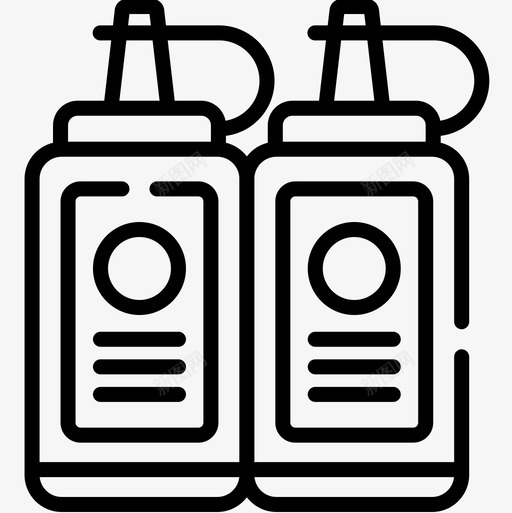 酱汁烧烤18直列图标svg_新图网 https://ixintu.com 烧烤 直列 酱汁