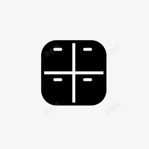 橱柜抽屉储物柜图标svg_新图网 https://ixintu.com 储物柜 填充 家具 抽屉 橱柜 衣柜