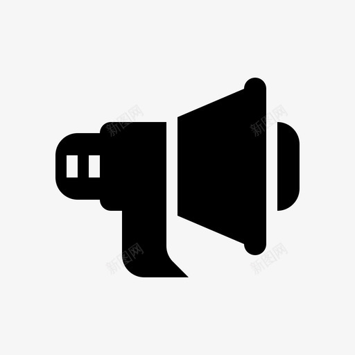 促销广告扬声器图标svg_新图网 https://ixintu.com 促销 商业 广告 扬声器 金融