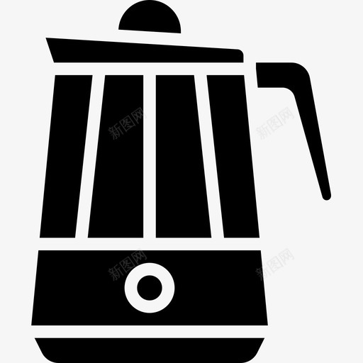 莫卡壶咖啡58字形图标svg_新图网 https://ixintu.com 咖啡 字形 莫卡壶