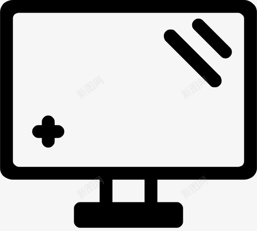 计算机显示器屏幕图标svg_新图网 https://ixintu.com 屏幕 显示器 计算机