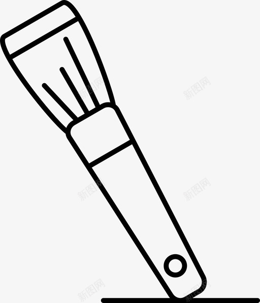 美容刷子化妆品图标svg_新图网 https://ixintu.com 刷子 化妆品 美容