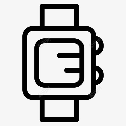 手钟手表图标svg_新图网 https://ixintu.com 学校 手表 杂线