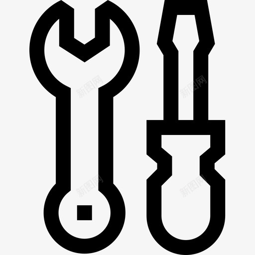 工具工程50线性图标svg_新图网 https://ixintu.com 工具 工程 线性