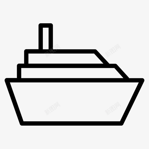 船舶货物海运图标svg_新图网 https://ixintu.com 旅行 海运 船舶 货物 运输