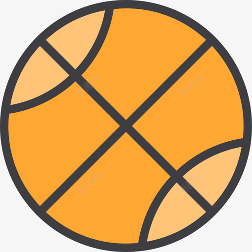 篮球运动64线性颜色图标svg_新图网 https://ixintu.com 篮球 线性 运动 颜色