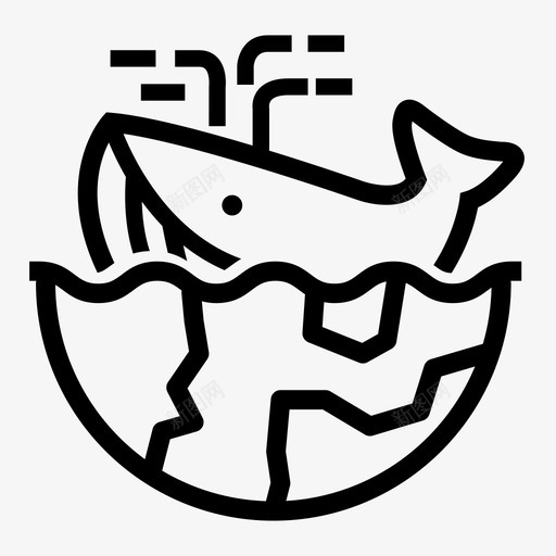 生态保护地球生态图标svg_新图网 https://ixintu.com 哺乳动物 地球 海洋 生态 生态保护 鲸鱼