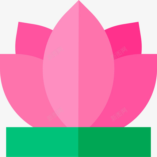 莲花印度20平坦图标svg_新图网 https://ixintu.com 印度20 平坦 莲花