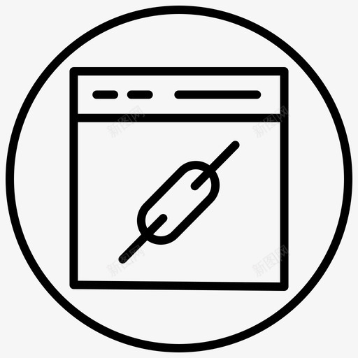 链接建设浏览器超链接图标svg_新图网 https://ixintu.com 搜索引擎优化 浏览器 浏览器1行 网址 超链接 链接建设