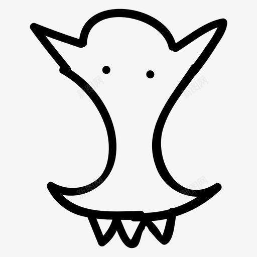 怪物外星人外星面孔图标svg_新图网 https://ixintu.com 外星 外星人 太空 怪物 独特 生物 面孔