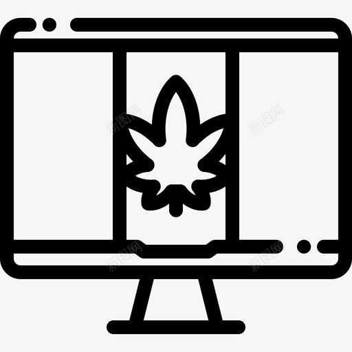 监视器雷鬼10线性图标svg_新图网 https://ixintu.com 监视器 线性 雷鬼10