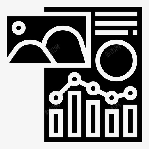 信息图表内容文档图标svg_新图网 https://ixintu.com 信息 内容 图像 图表 字形 报告 文档 营销