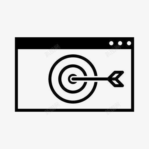 目标受众数字营销图标svg_新图网 https://ixintu.com 优化 受众 搜索引擎 数字 目标 网站 营销