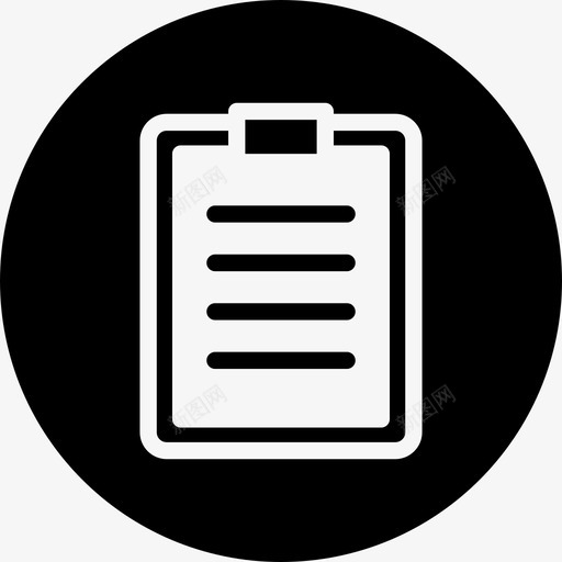 待办事项清单图标svg_新图网 https://ixintu.com 待办事项清单