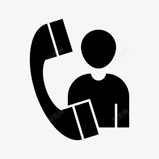 通话活动通讯图标svg_新图网 https://ixintu.com 事务 日常 活动 电话 通讯 通话