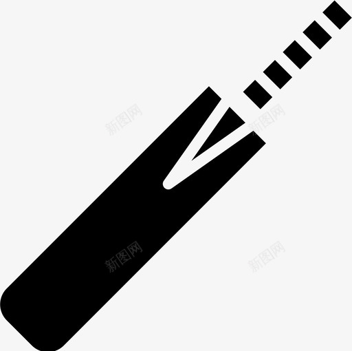 板球球棒运动和游戏8实心图标svg_新图网 https://ixintu.com 实心 板球 游戏 球棒 运动