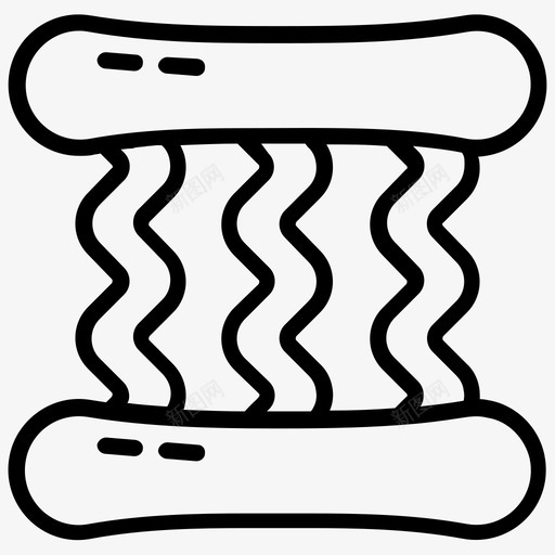 握柄工具握柄弹簧手练习工具图标svg_新图网 https://ixintu.com 伸展 图标 奖励 工具 弹簧 手指 握柄 线图 练习 运动