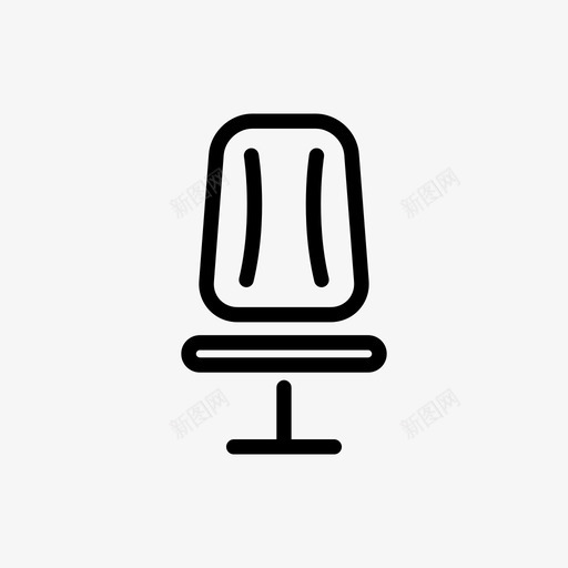 办公椅高级椅软椅图标svg_新图网 https://ixintu.com 办公椅 工作椅 软椅 高级椅