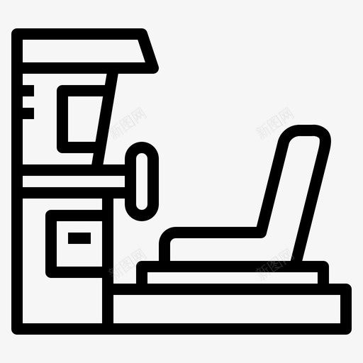 赛车游戏中心直线型图标svg_新图网 https://ixintu.com 游戏中心 直线 线型 赛车