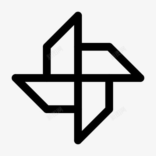 销轮玩具风图标svg_新图网 https://ixintu.com 带圆帽的直线 玩具 销轮 风 风车