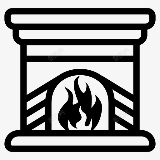 火烧图标svg_新图网 https://ixintu.com 火 烧