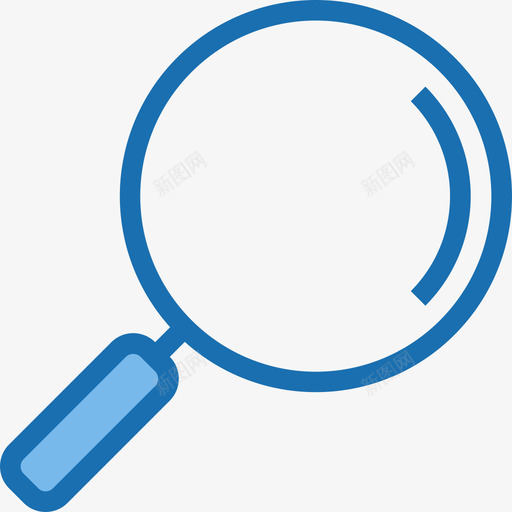 变焦镜头教育和学习9蓝色图标svg_新图网 https://ixintu.com 变焦镜头 教育和学习9 蓝色