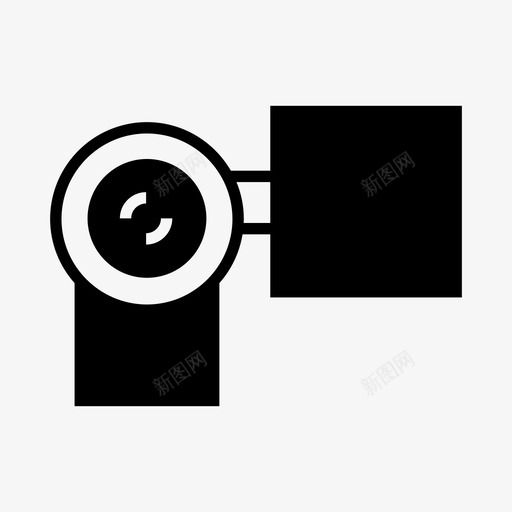 照相机摄像机胶卷图标svg_新图网 https://ixintu.com 唱片 摄像机 照片 照相机 胶卷 镜头