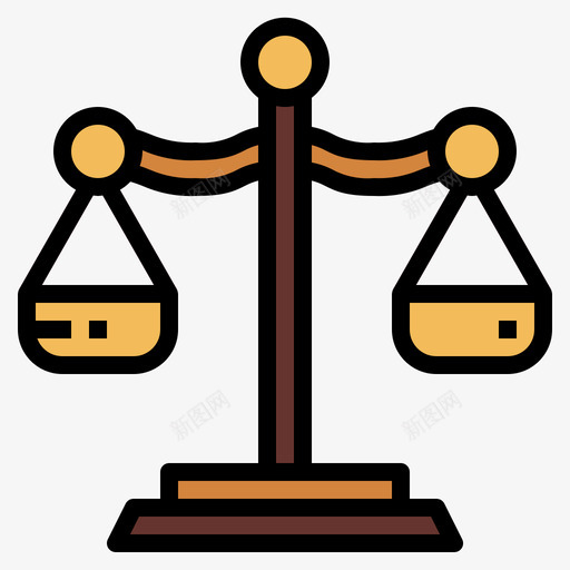 法律银行62线性颜色图标svg_新图网 https://ixintu.com 法律 线性 银行 颜色