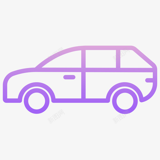 Suv轿车运输135轮廓坡度图标svg_新图网 https://ixintu.com Suv 坡度 轮廓 轿车 运输