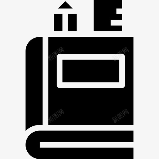 文具书籍和阅读2填充图标svg_新图网 https://ixintu.com 书籍 填充 文具 阅读