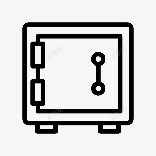 保险箱银行储物柜图标svg_新图网 https://ixintu.com 保险 保险箱 储物柜 图标 标志 标志符 符号 行行 银行
