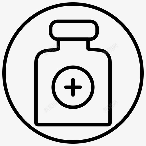 酒精援助防腐剂图标svg_新图网 https://ixintu.com 伤害 医疗用具 援助 海绵 酒精 防腐剂